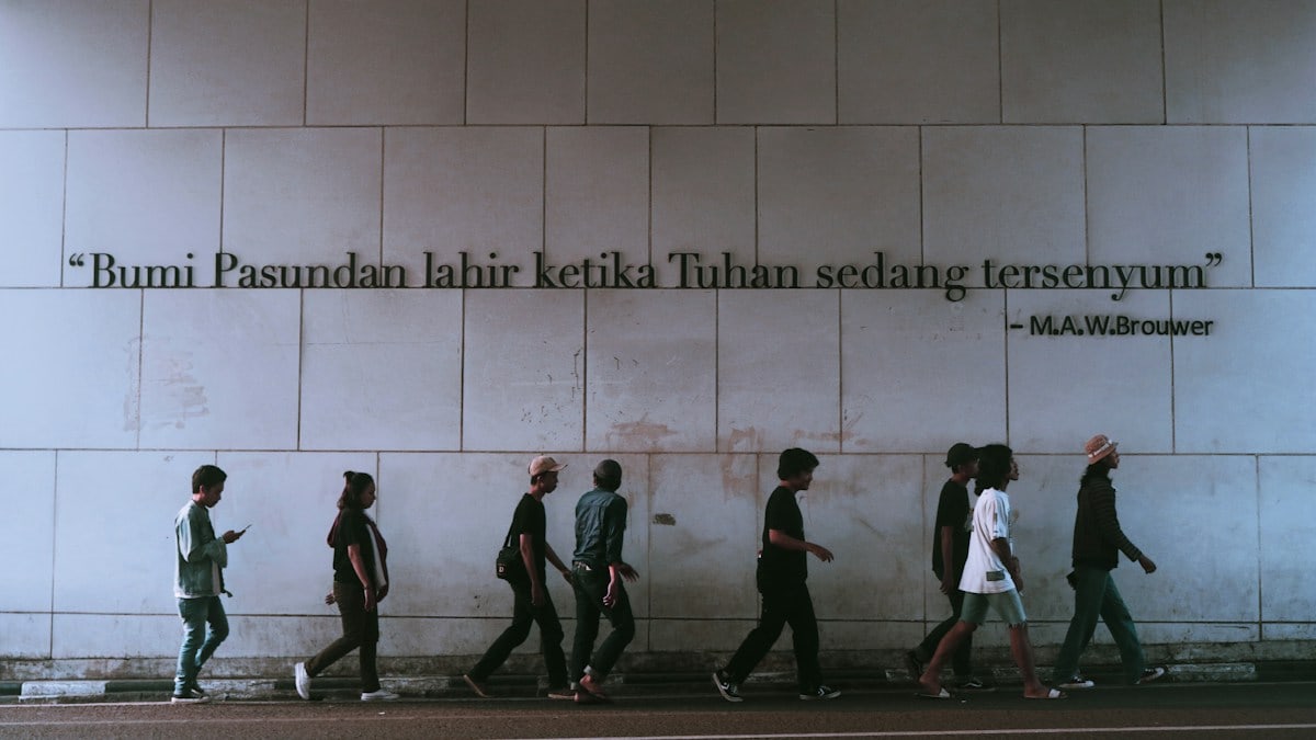 Pasundan was created when God smiling.